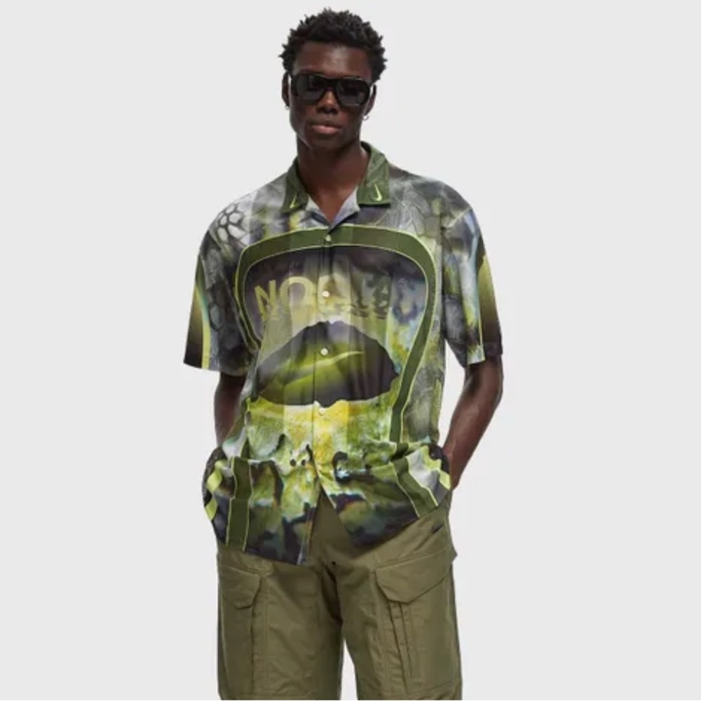 Nike NOCTA Opal Button-Down Short-Sleeve Top